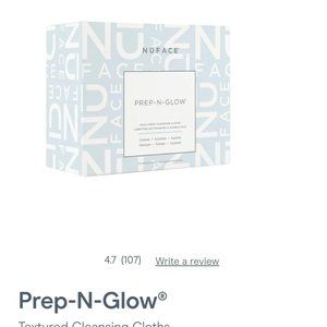 NUFACE Prep-N-Glow Dual Sided Cleansing Cloths - Box of 20